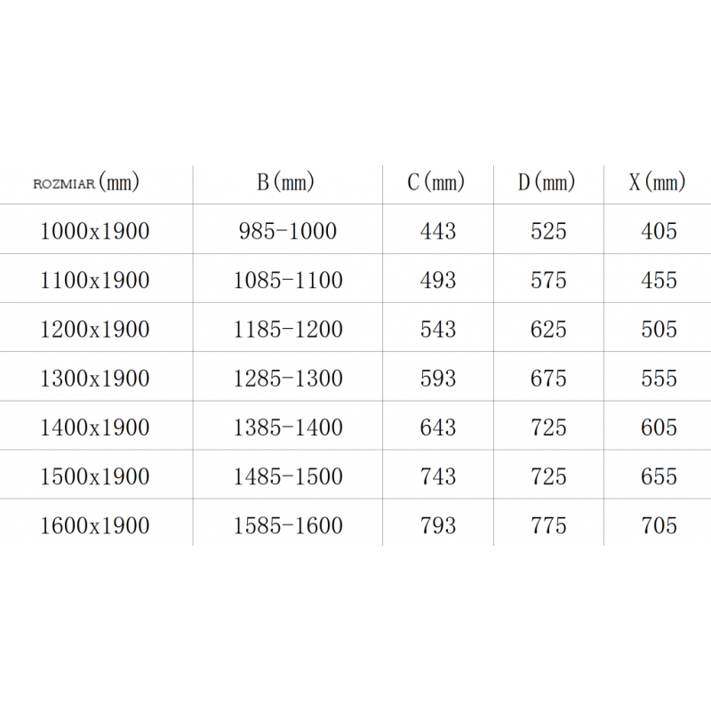 Mexen Omega плъзгащи се душ врати 100 см, прозрачни, златни - 825-100-000-50-00