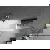 Mexen Next параван за баня 1-сраен 80 x 150 см, черен модел, хром - 895-080-000-00-70-01