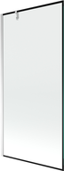Mexen Next еднокрилен параван за вана 90 x 150 см, черна рамка, хром - 895-090-000-00-70-01
