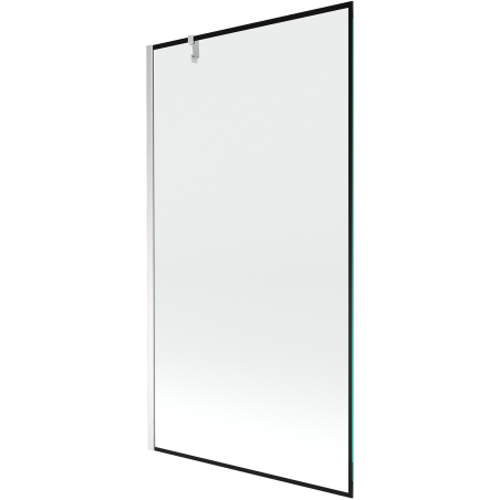 Mexen Next душ параван с една врата 100 x 150 см, черна рамка, хром - 895-100-000-00-70-01