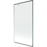 Mexen Next душ параван с една врата 100 x 150 см, черна рамка, хром - 895-100-000-00-70-01