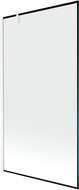 Mexen Next еднокрилен душ параван 100 x 150 см, черна рамка, бял - 895-100-000-00-70-20