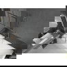 Mexen Next параван за вана 1-скръглови 60 x 150 см, черен десен, хром - 895-060-000-00-77-01