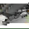 Mexen Next параван за баня 1-движен 80 x 150 см, черен модел, бял - 895-080-000-00-77-20
