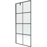 Mexen Next Душ параван с 1 крило 80 x 150 cm, черна решетка, черен - 895-080-000-00-77-70