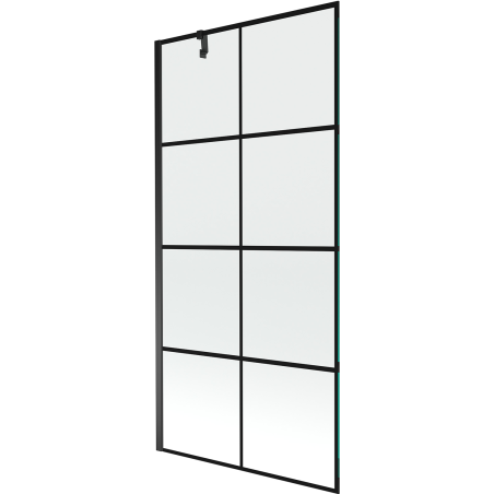 Mexen Next душ параван с 1 крило 90 x 150 cm, черна решетка, черен - 895-090-000-00-77-70