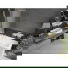 Mexen Кастор параван за вана 2-крила 120 x 150 см, матов, златен - 892-120-002-50-30