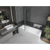 Mexen Flip душ-преграда с две крила 140 x 150 см, прозрачен, хром - 894-140-101-01-00