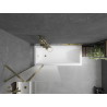 Mexen Flip душ параван с две крила 80 x 150 см, матирано, златисто - 894-080-101-50-30