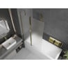 Mexen Flip преграда за вана 1-крила 100 x 150 см, мат, злато - 894-100-101-50-30