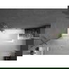 Mexen Flip параван за вана, двукрилен 140 x 150 см, матиран, хром - 894-140-101-01-30