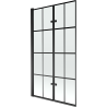Mexen Castor параван за вана 2-翼 100 x 150 см, черен модел, черен - 892-100-002-70-77