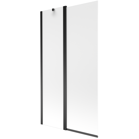 Mexen Flip Душ параван 2-крилен 100 x 150 см, мат, черен - 894-100-101-70-30