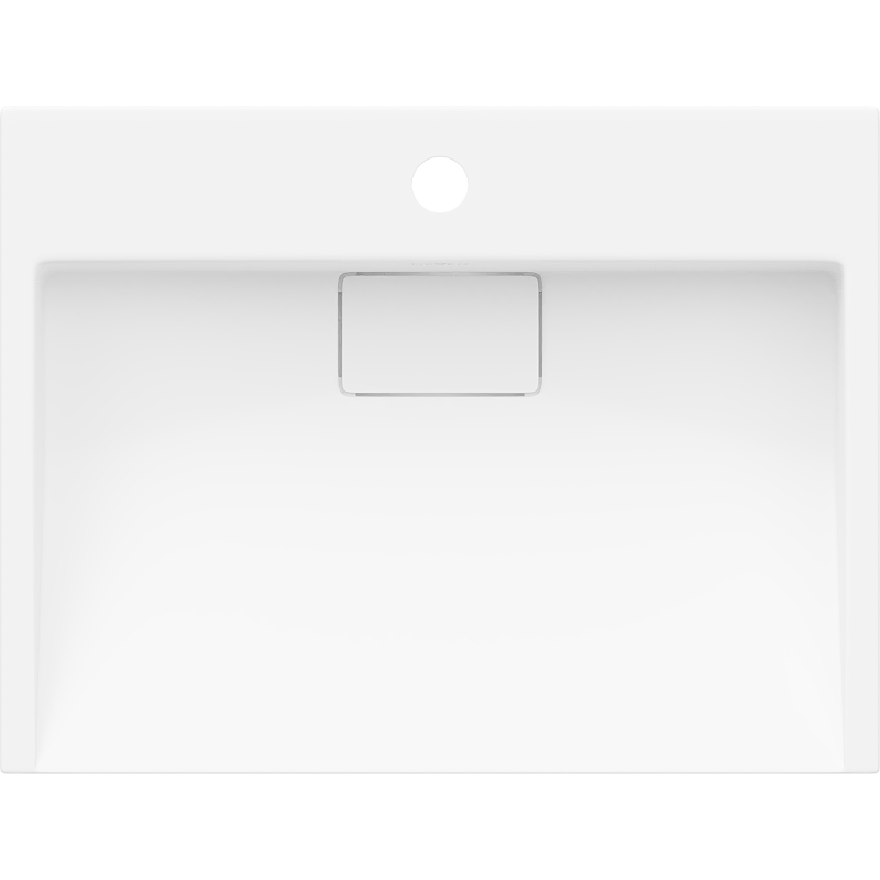 Mexen Ava надплотова мивка от конгломерат 1/O 50 x 38 см, бяла - 23015001