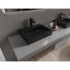 Mexen Ava конгломератна надплотова мивка 1/O 50 x 38 см, черна - 23015071