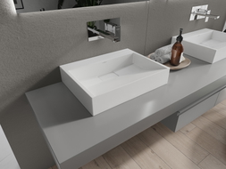 Mexen Ava плот за мивка с конгломерат Б/О 50 x 38 см, бяла - 23015000