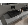 Mexen Ava плот за мивка от конгломерат B/O 50 x 38 см, черен - 23015070