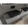 Mexen Ava плот за мивка от конгломерат B/O 50 x 38 см, черна - 23015070