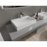 Mexen Ava конзолна мивка от конгломерат 1/O 60 x 38 см, бяла - 23016001