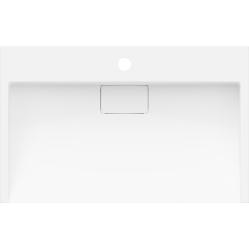 Mexen Ava надплотова мивка от конгломерат 1/O 60 x 38 cm, бяла - 23016001