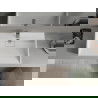 Mexen Ava конзолна мивка от конгломерат 1/O 80 x 46 см, бяла - 23018001