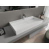 Mexen Ava мивка плотова от конгломерат 1/O 90 х 46 cm, бяла - 23019001
