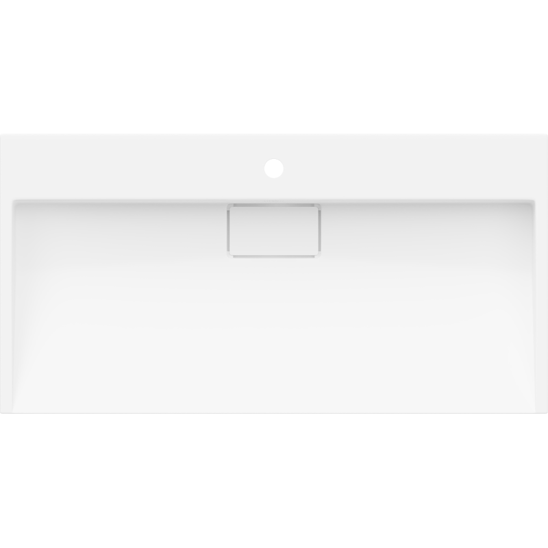 Mexen Ava горен мивка от конгломерат 1/O 90 x 46 cm, бяла - 23019001