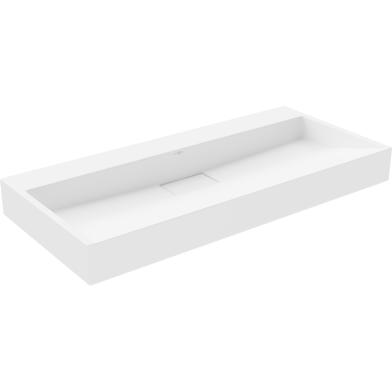 Mexen Ava надплотна мивка от конгломерат B/O 100 x 46 cm, бяла - 23011000