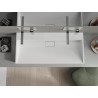 Mexen Ava надплотна мивка от конгломерат B/O 100 x 46 cm, бяла - 23011000