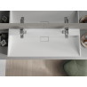 Mexen Ava мивка от конгломерат за плот 2/O 120 x 46 cm, бяла - 23011202