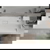 Mexen Ava мивка за монтаж върху плот от конгломерат 2/O 120 x 46 cm, бяла - 23011202