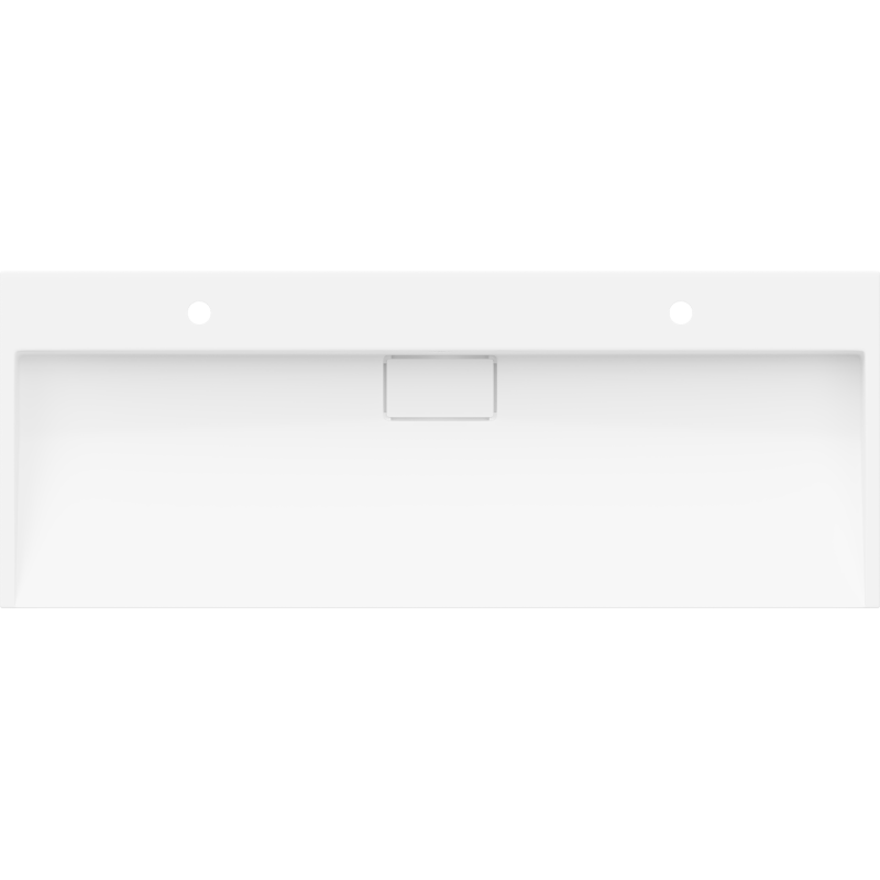 Mexen Ava мивка за монтаж върху плот от конгломерат 2/O 120 x 46 cm, бяла - 23011202