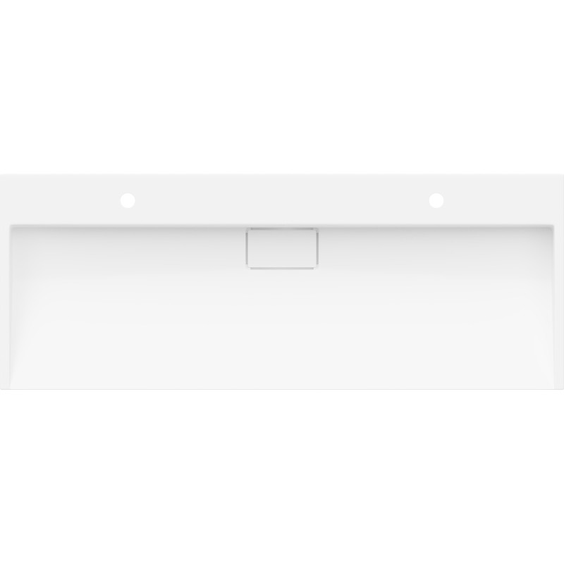 Mexen Ava мивка за плот от конгломерат 2/O 120 x 46 cm, бяла - 23011202