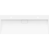 Mexen Ava мивка за монтаж върху плот от конгломерат 2/O 120 x 46 cm, бяла - 23011202