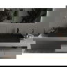 Mexen Ava конгломератна мивка за плотове 2/O 120 x 46 cm, черна - 23011272
