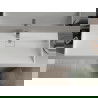 Mexen Ava конзолна мивка от конгломерат 1/O 120 x 46 cm, бяла - 23011201