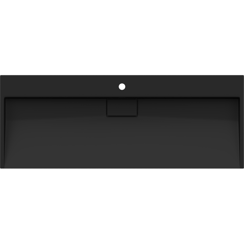 Mexen Ava черна монтирана върху плот конгломератна мивка 1/О 120 x 46 см - 23011271