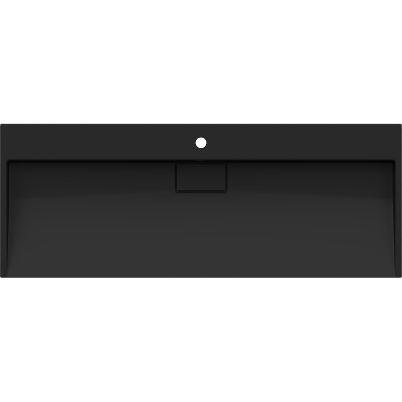 Mexen Ava плотна монтажна мивка от конгломерат 1/О 120 x 46 см, черна - 23011271