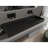 Mexen Ava плотна мивка от композитен материал B/O 120 x 46 см, черна - 23011270