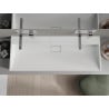 Mexen Ava умивалник за плотове от конгломерат B/O 120 x 46 см, бял - 23011200