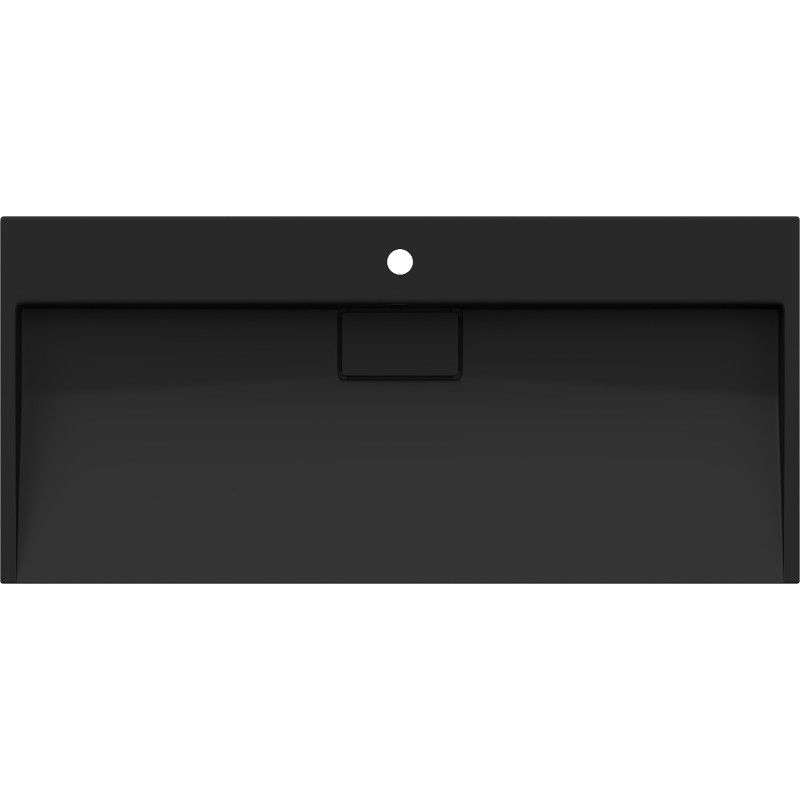 Mexen Ava плотна мивка от конгломерат 1/О 100 x 46 см, черна - 23011071