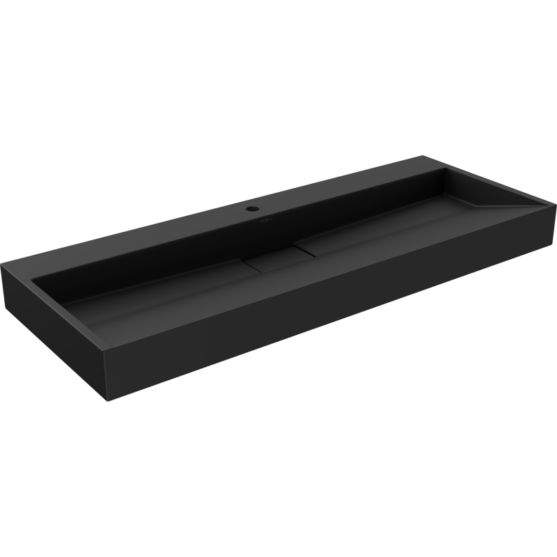Mexen Ava плот върху плот от конгломерат 1/O 120 x 46 см, черен - 23011271