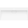 Mexen Ava конзолна мивка от конгломерат 1/O 100 x 46 cm, бяла - 23011001