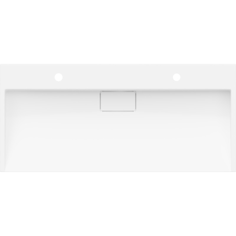 Mexen Ava плот за мивка от конгломерат 2/O 100 x 46 cm, бяла - 23011002