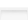 Mexen Ava плот за мивка от конгломерат 2/O 100 x 46 cm, бяла - 23011002