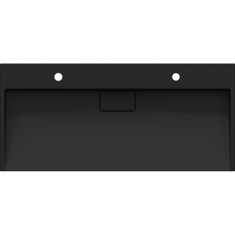 Mexen Ava мивка за монтиране върху плот от конгломерат 2/O 100 x 46 cm, черна - 23011072