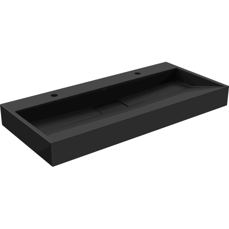 Mexen Ava мивка за плот от конгломерат 2/O 100 x 46 см, черна - 23011072
