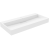 Mexen Ava конзолна мивка от конгломерат 1/O 100 x 46 cm, бяла - 23011001