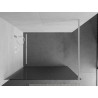 Mexen Kioto душ стена Walk-in 100 x 200 см, ивици 8 мм, бяла - 800-100-101-20-09