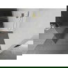 Mexen Kioto стена за душ Walk-in 140 x 200 cm, ивици 8 mm, златна - 800-140-101-50-09